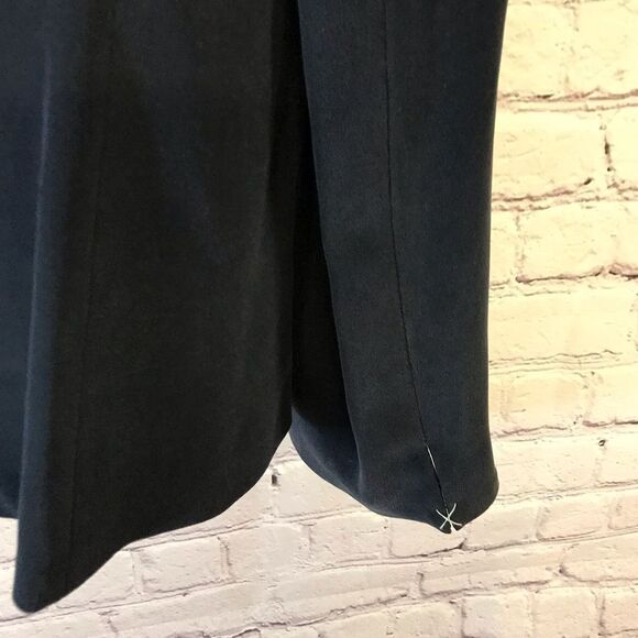 NWT Josephine Chaus Classic Corporate Academia Lined Silk Navy Blazer Size 12 - Picture 3 of 7